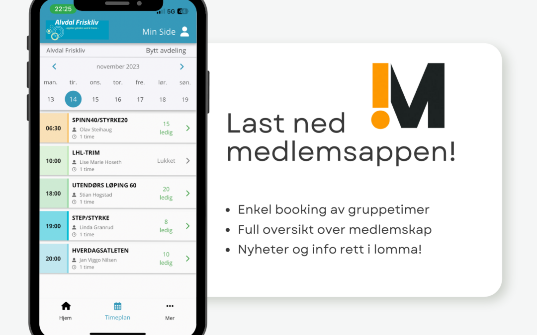 Last ned medlemsappen!